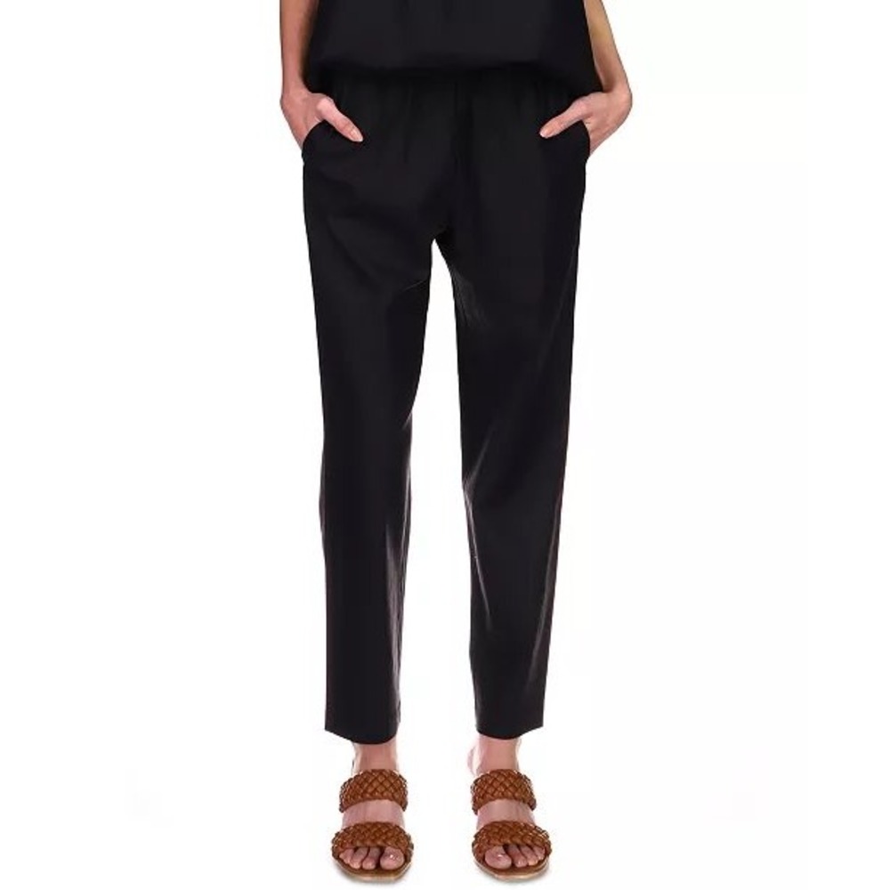 Vince Camuto Black Stretch‎ Career Pants – Size 10P – Petite Pull-On Trousers